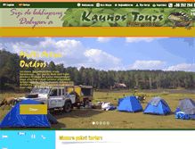 Tablet Screenshot of kaunostours.com